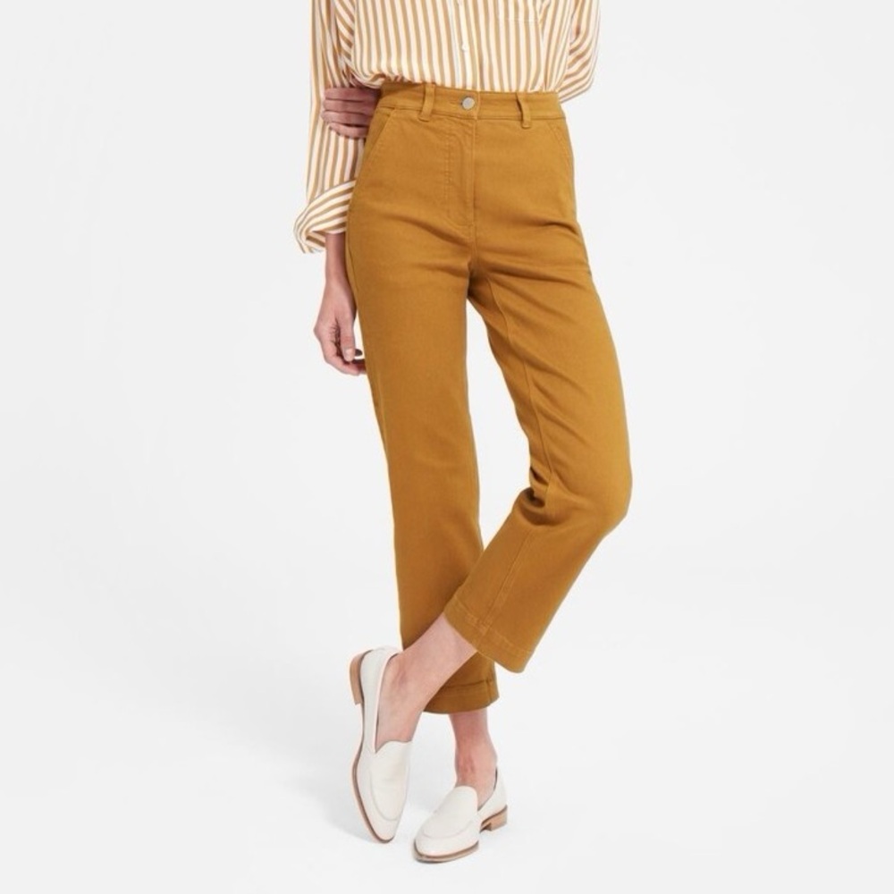 Everlane straight leg crop pants